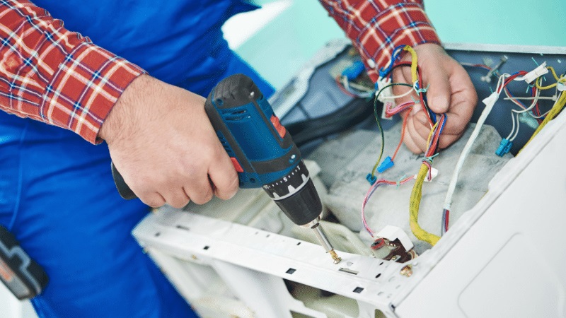 Kandıra Esty Esty çamaşır makinesi kart tamiri – Su almama arızası orijinal parça ile giderildi. - Teknik servis örneği